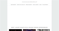 Desktop Screenshot of hakkasangroup.com